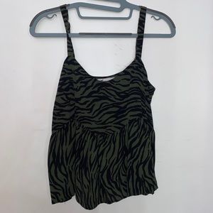 Hollister Zebra Print Top